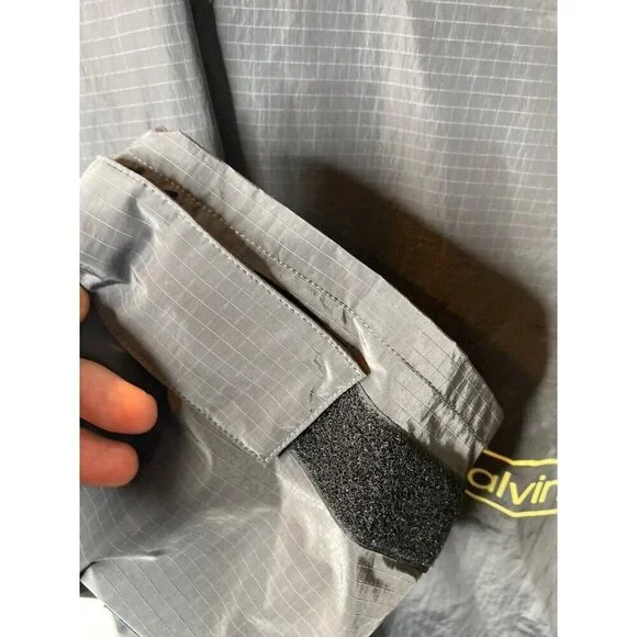 Calvin Klein Mens $148 Relaxed Fit Box Logo Popover Jacket Size L Black - Picture 9 of 11